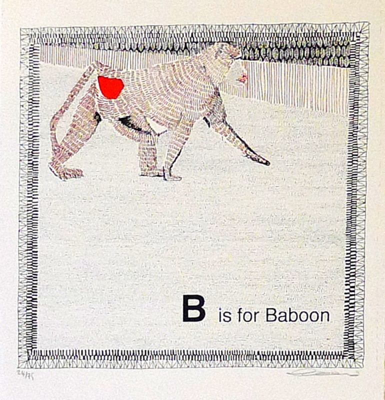 B Is For Baboon | Print Club London