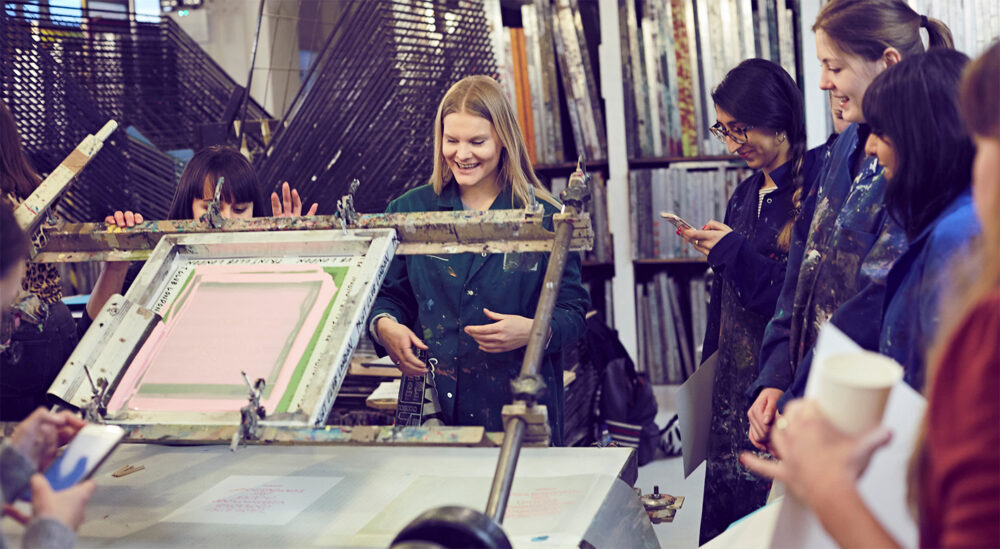 Corporate workshop at print club london 