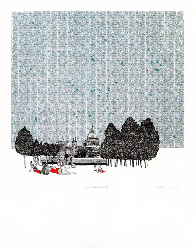 Clare Halifax – Sunny Day At St Pauls