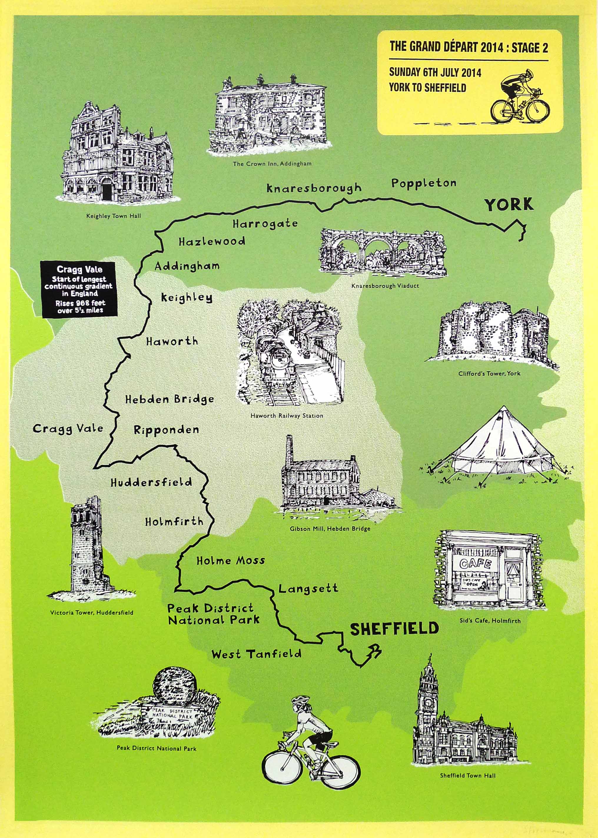 Greenwich park map print club london