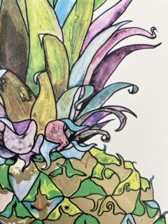Andrew mcgregor Nanus Green pinapple Screenprint 02
