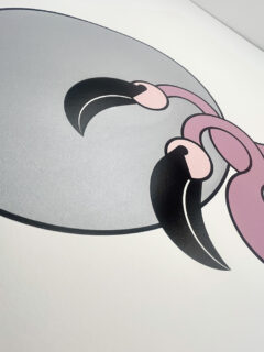 Clifford Richards flamingos screen print 03