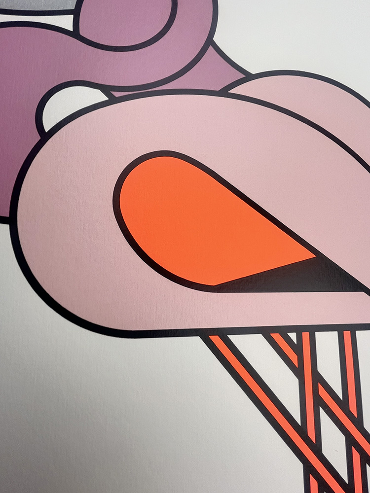Clifford Richards flamingos screen print 04