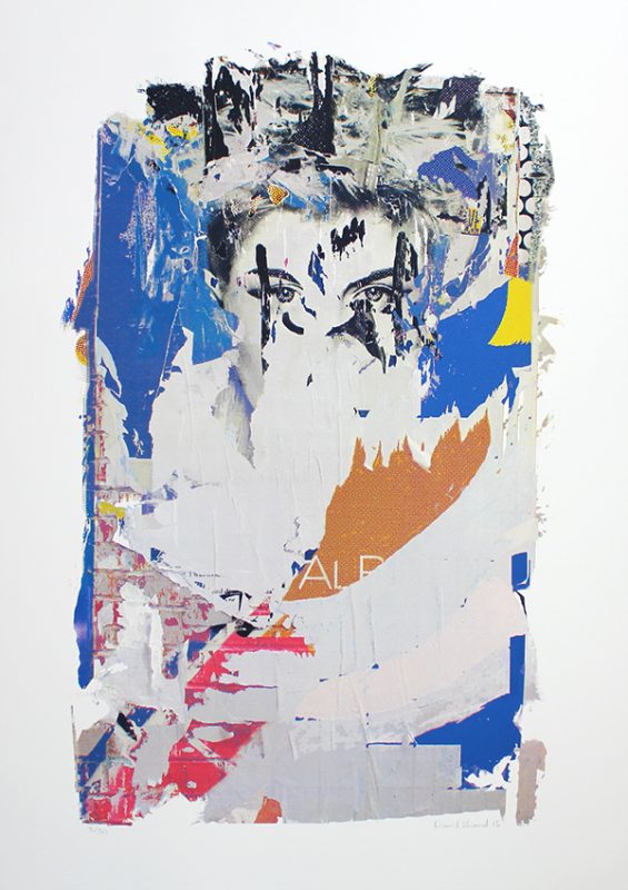 David Shand Print Club London Face Screen Print
