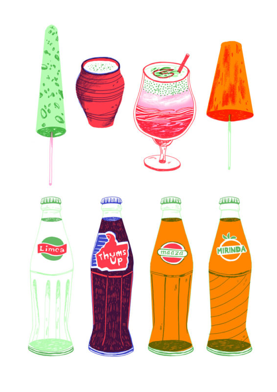 Aleesha Nandhra Print Club London Indian Summer Screen Print