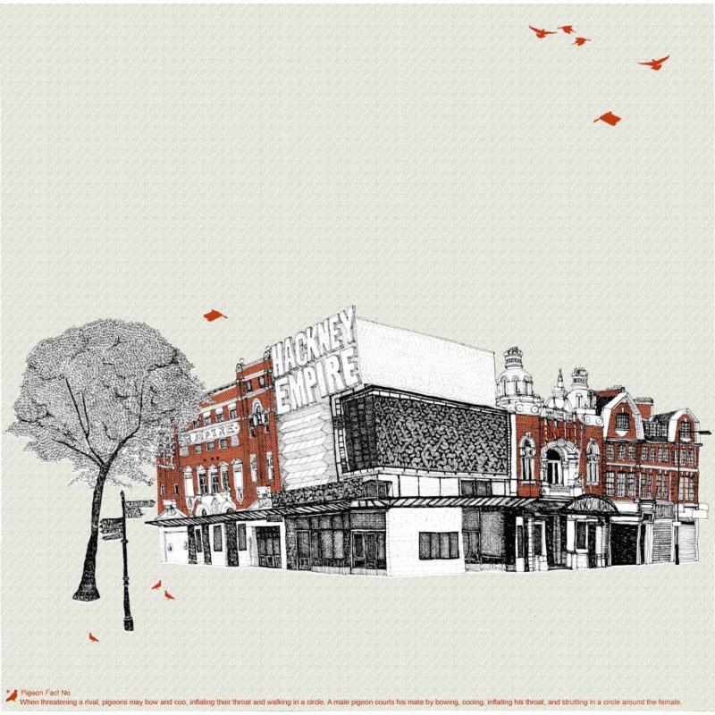 Clare Halifax Hackney Empire Print Club London Screen Print