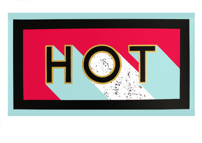 Archie Proudfoot Hot Print Club London Screen Print