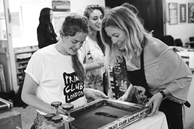 Screen Printing Print Club London