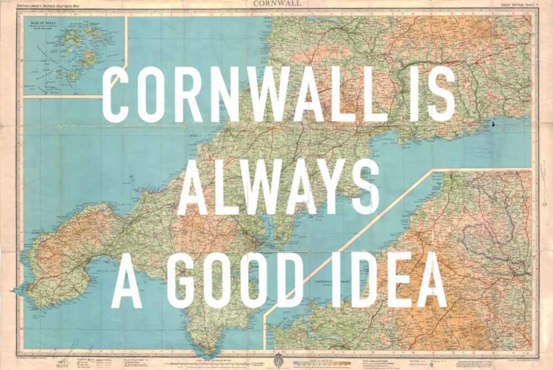 Dave Buonaguidi – Cornwall Is Always A Good Idea Print Club London Screen Print