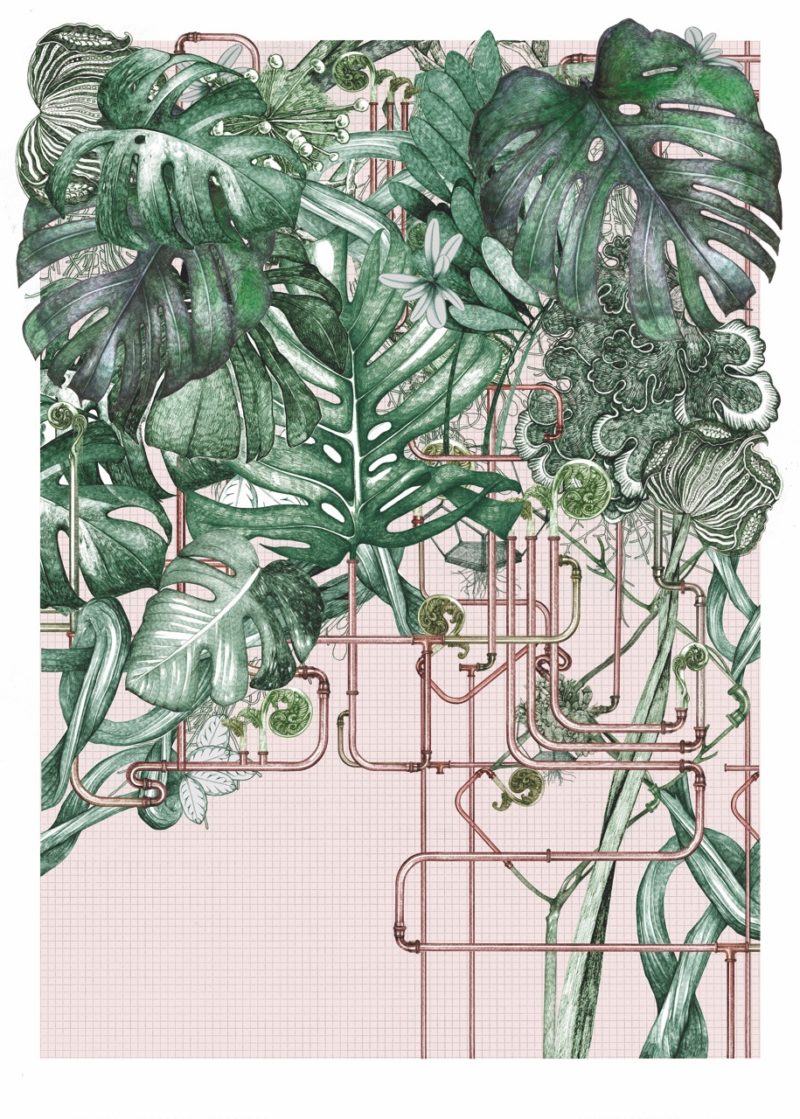 Lucille Clerc Print Club London Barbican Conservatory