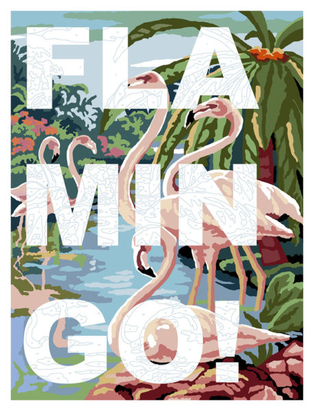 Flamingo Benjamin Thomas Taylor Print Club Screen Print