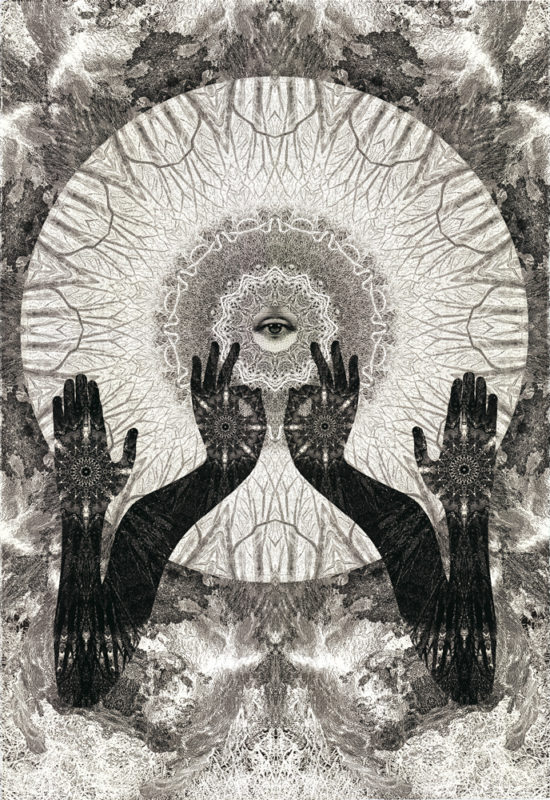 The Temple of The Way Of Light Dan Hillier Print Club London Screen Print
