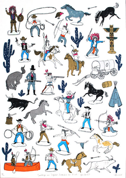 Charlotte Farmer Cowboys Are Square Print Club London