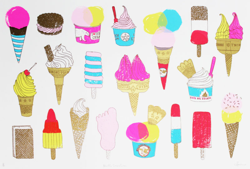 Charlotte Farmer Hello Sunshine Print Club London