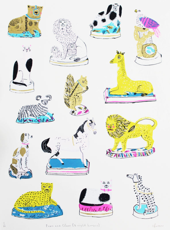 Charlotte Farmer Paws & Claws Print Club London