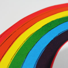 Rainbow Eden Honey dew Print Club London Screen Print