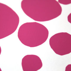 Bubbles Pink Nadja Lavin Print Club London Screen Print