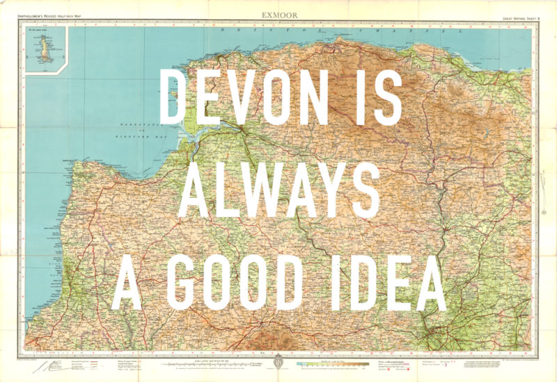Dave Buonaguidi Devon Is Always A Good Idea Print Club London Screen Print