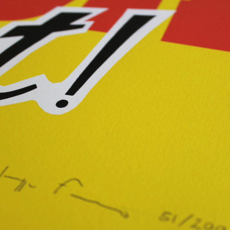 Giuseppe Fasano Do What You Love Print Club London Screen Print