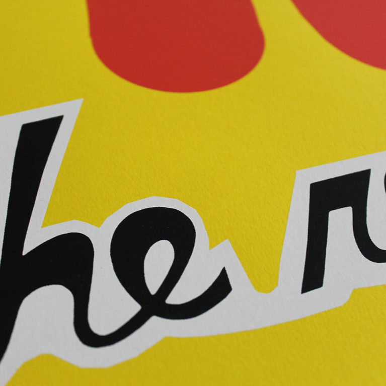 Giuseppe Fasano Do What You Love Print Club London Screen Print