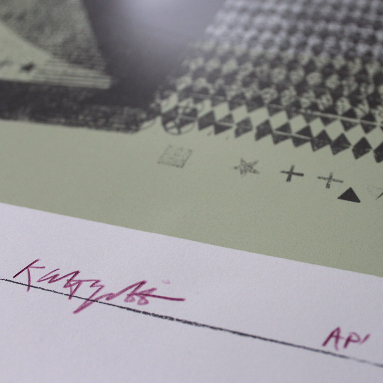 Hinge Kate Gibb Print Club London Screenprint