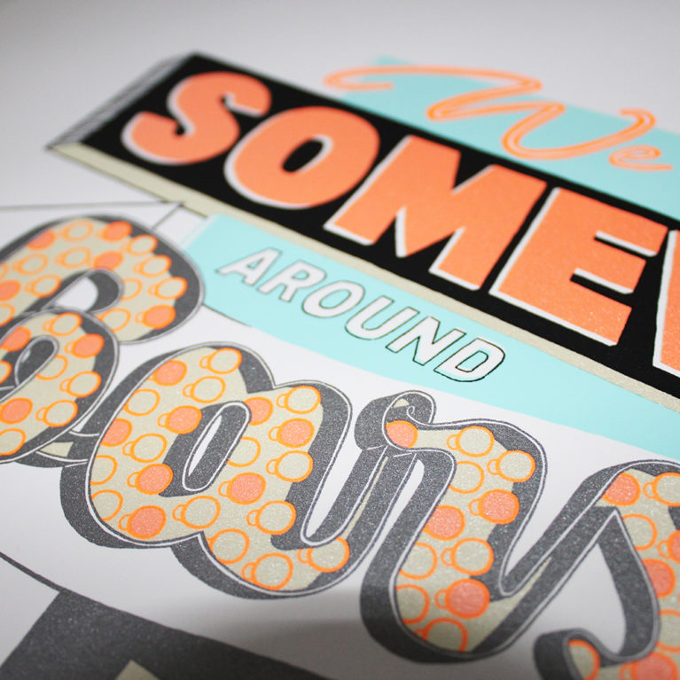 Fear and Loathing in Las Vegas Jess Wilson Print Club London Screen Print