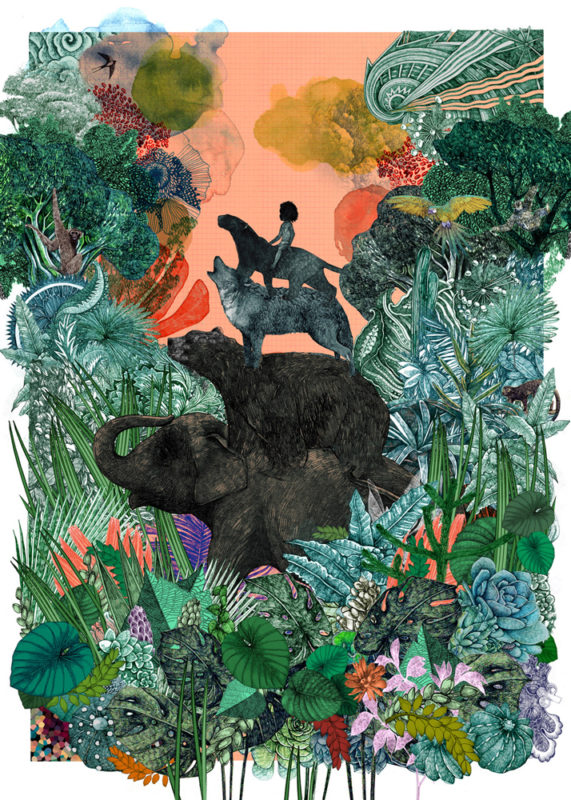 The Jungle Book Lucille Clerc Print Club London Screen Print