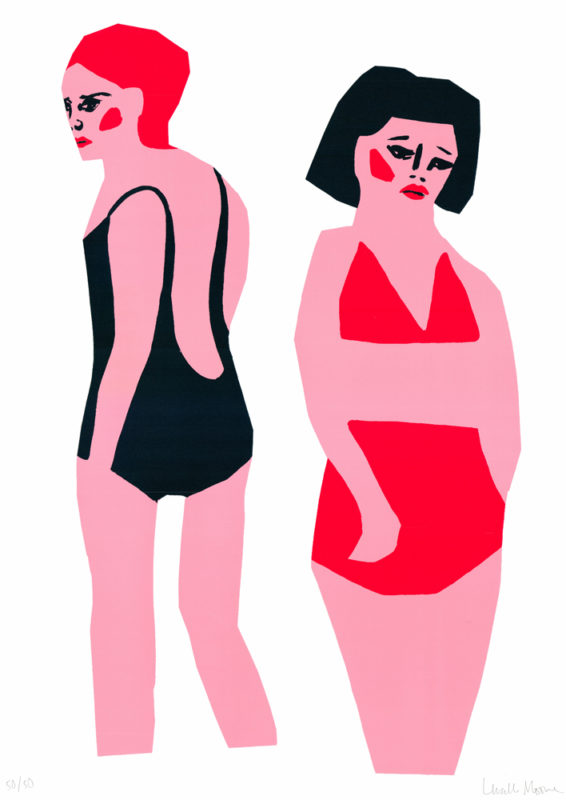 Bonjour Tristesse Lucille Moore Print Club London Screen Print