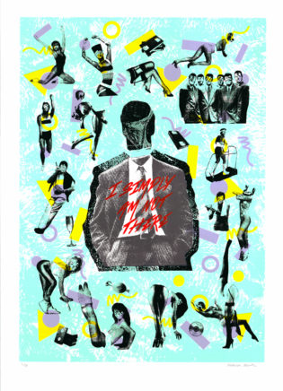 American Psycho Melissa North Print Club London Screen Print
