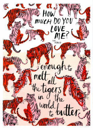 Norwegian Wood Miranda Sofroniou Print Club London Screen Print