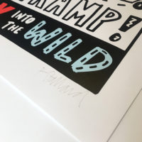 Into The Wild Rose Stallard Print Club London Screen Print