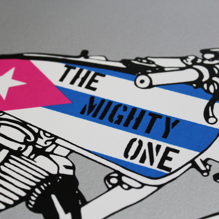 The Motorcycle Diaries Rugman Print Club London Screen Print