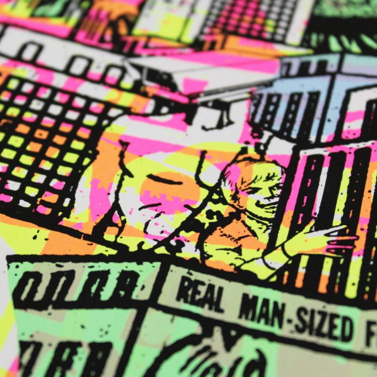 The Play Off Ben Rider Print Club London Screen Print