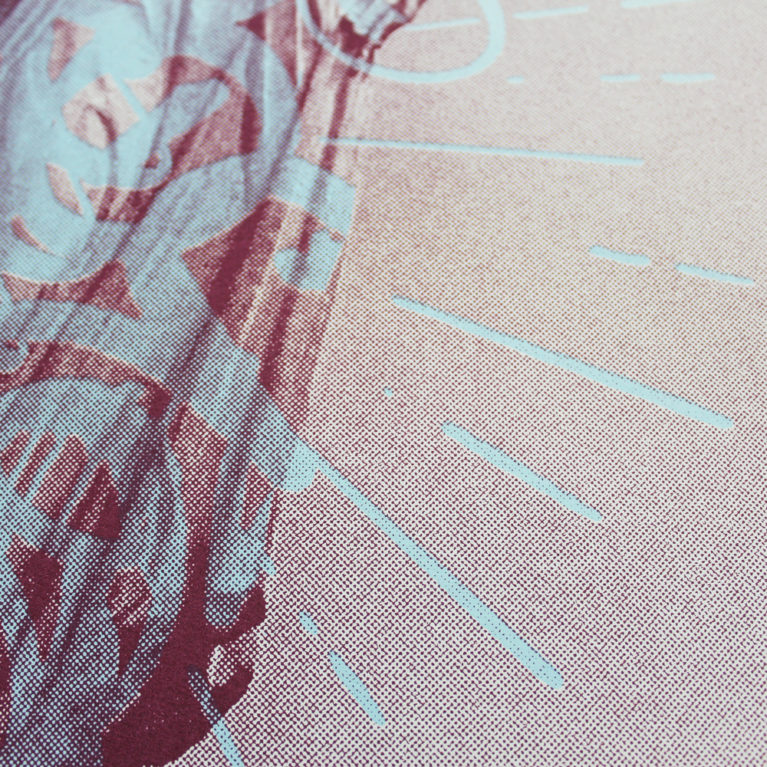 Halo Red DONK Print Club London Screen Print