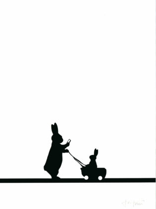 Insta Baby Rabbit HAM Print Club London Screen Print