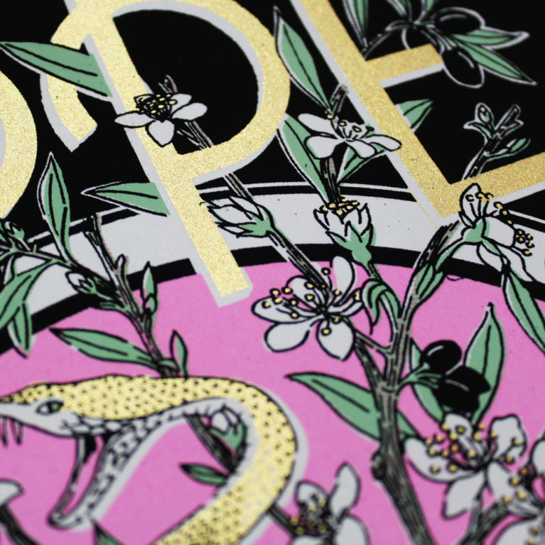 Hope Is Fearless Jacqueline Colley Print Club London Screen Print