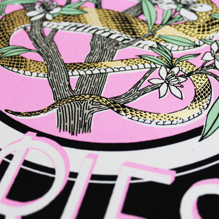 Hope Is Fearless Jacqueline Colley Print Club London Screen Print