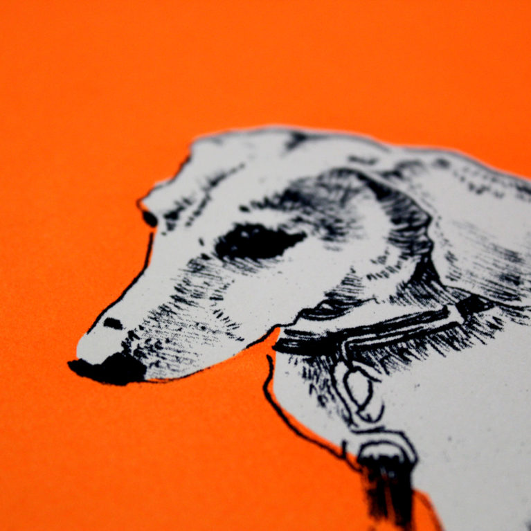 The Return of the Pint Sized Dictator Anna Marrow Print Club London Screen Print