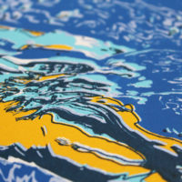 Swimmer Chris Keegan Print Club London Screen Print