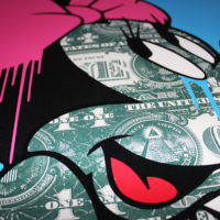 Minnie Dollars and Sense Ben Allen Print Club London Screen Print