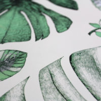 Tropical Leaves Lucille Clerc Print Club London Screen Print