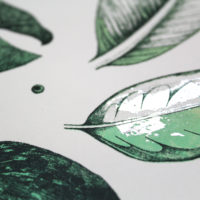 Tropical Leaves Lucille Clerc Print Club London Screen Print