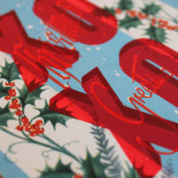 XOXO Xmas Dave Buonaguidi Print Club London Screen Print