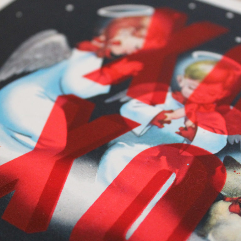 XOXO Xmas Dave Buonaguidi Print Club London Screen Print