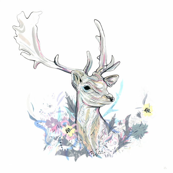 Floral Fawn Large Susie Wright