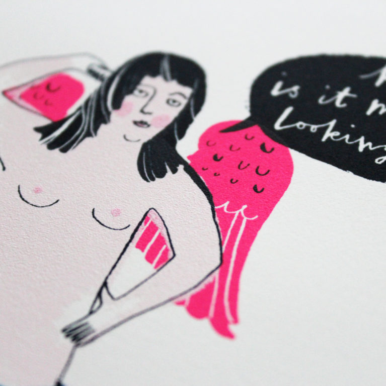 The Siren’s Call Charlotte Farmer Print Club London Screen Print