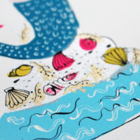 The Siren’s Call Charlotte Farmer Print Club London Screen Print