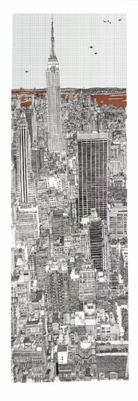 Shimmer and Shine in New York City Clare Halifax Print Club London Screen Print