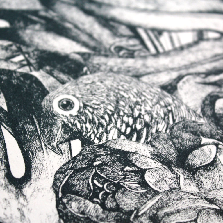 Vanitas Tropcial Lucille Clerc Print Club London Screen Print