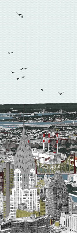 Shine Like The Top Of The Chrysler Building Clare Halifax Print Club London Screen Print